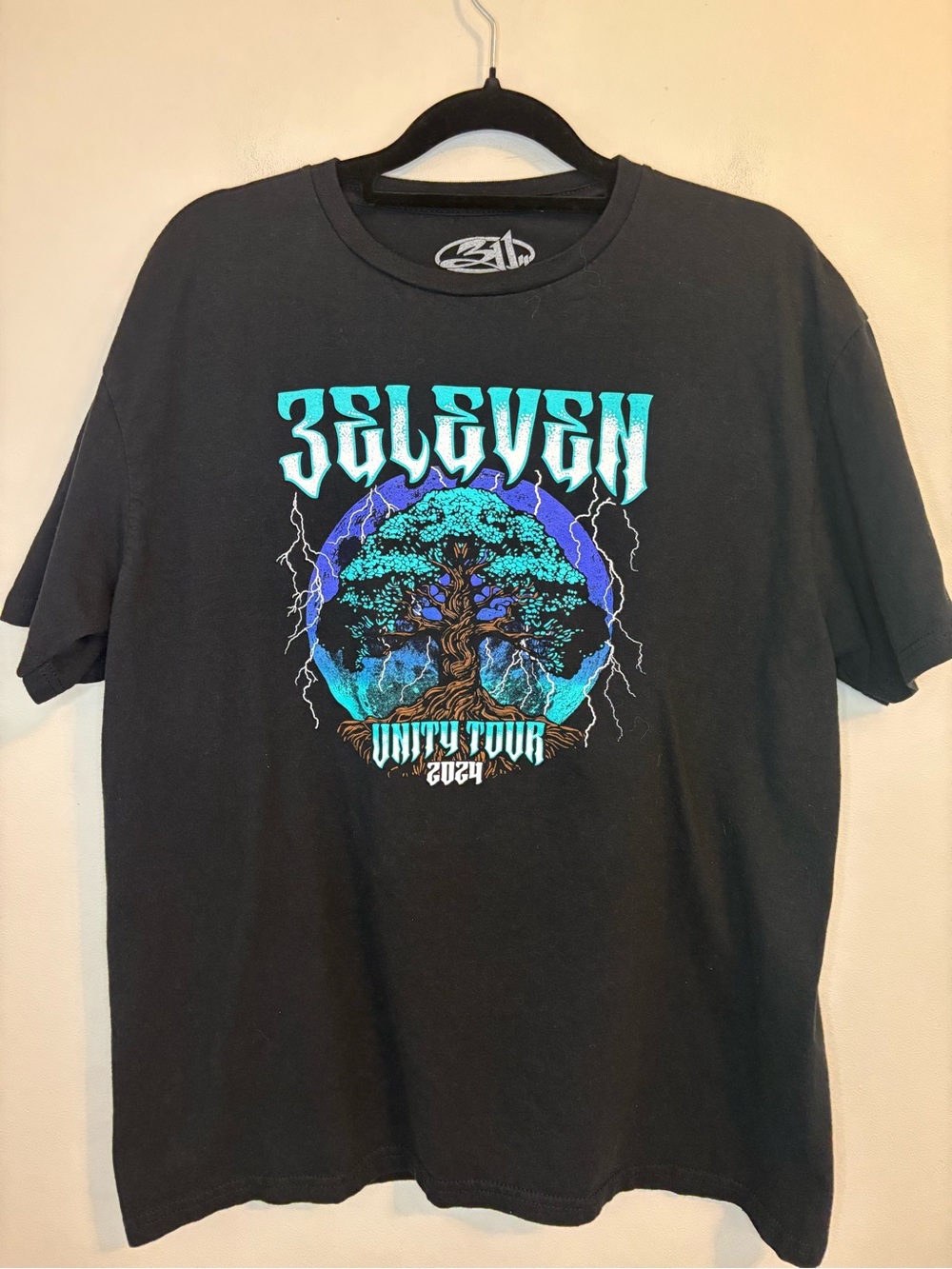 311 Unity Tour 2024 Graphic Band T Shirt Black Large